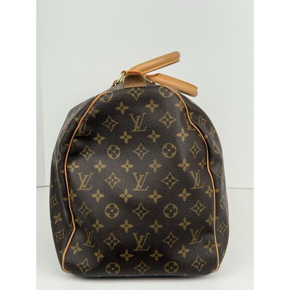 Louis Vuitton Keepall 50 Monogram Canvas Duffle Bag Brown - Picture 3 of 16